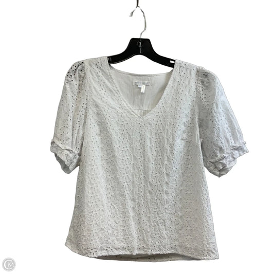 Top Short Sleeve By Draper James In White, Size: Xs