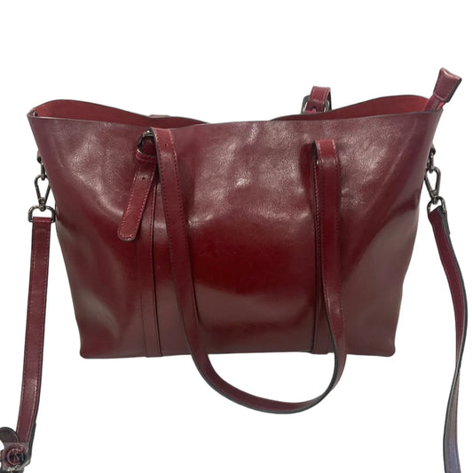 Handbag Leather By Clothes Mentor, Size: Large