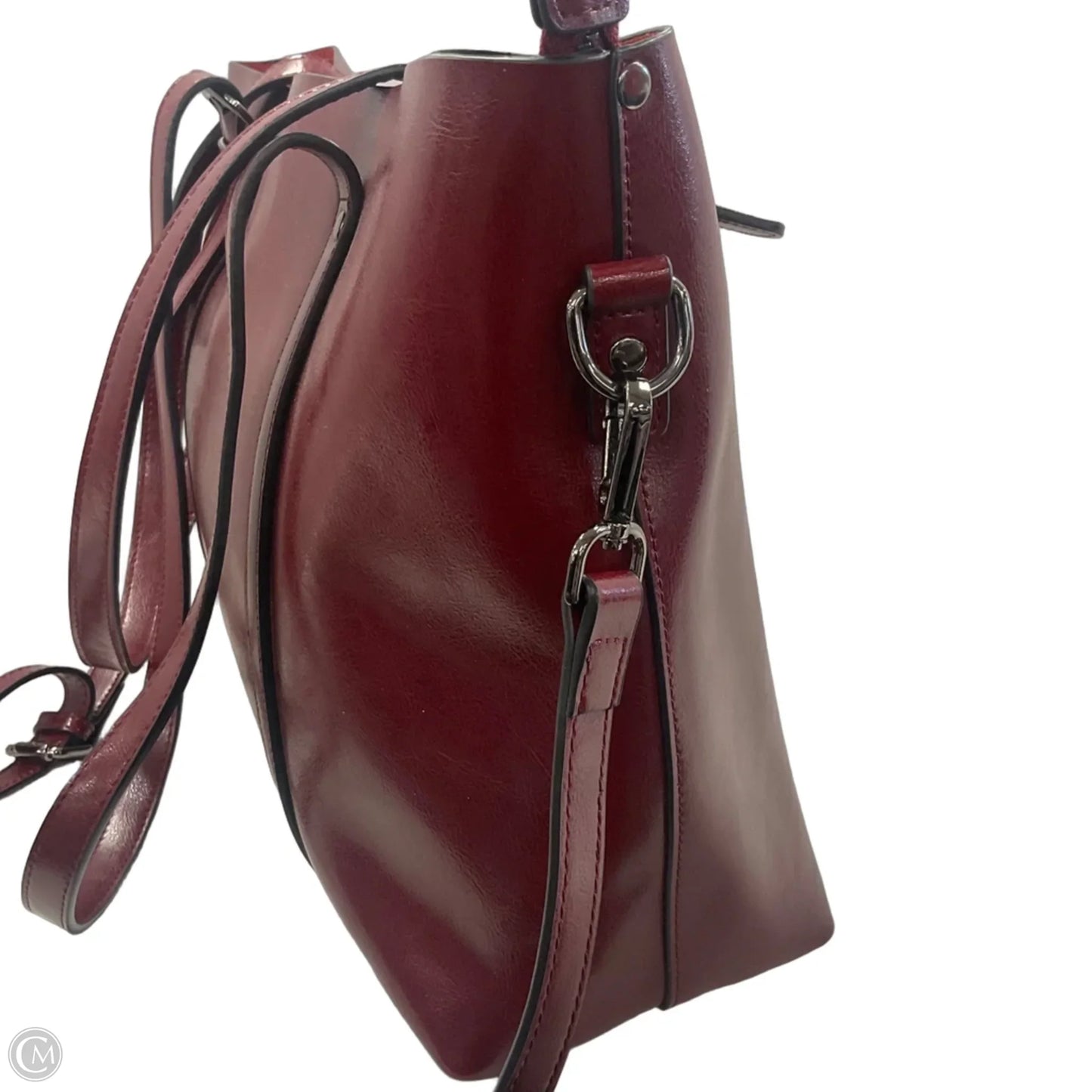 Handbag Leather By Clothes Mentor, Size: Large