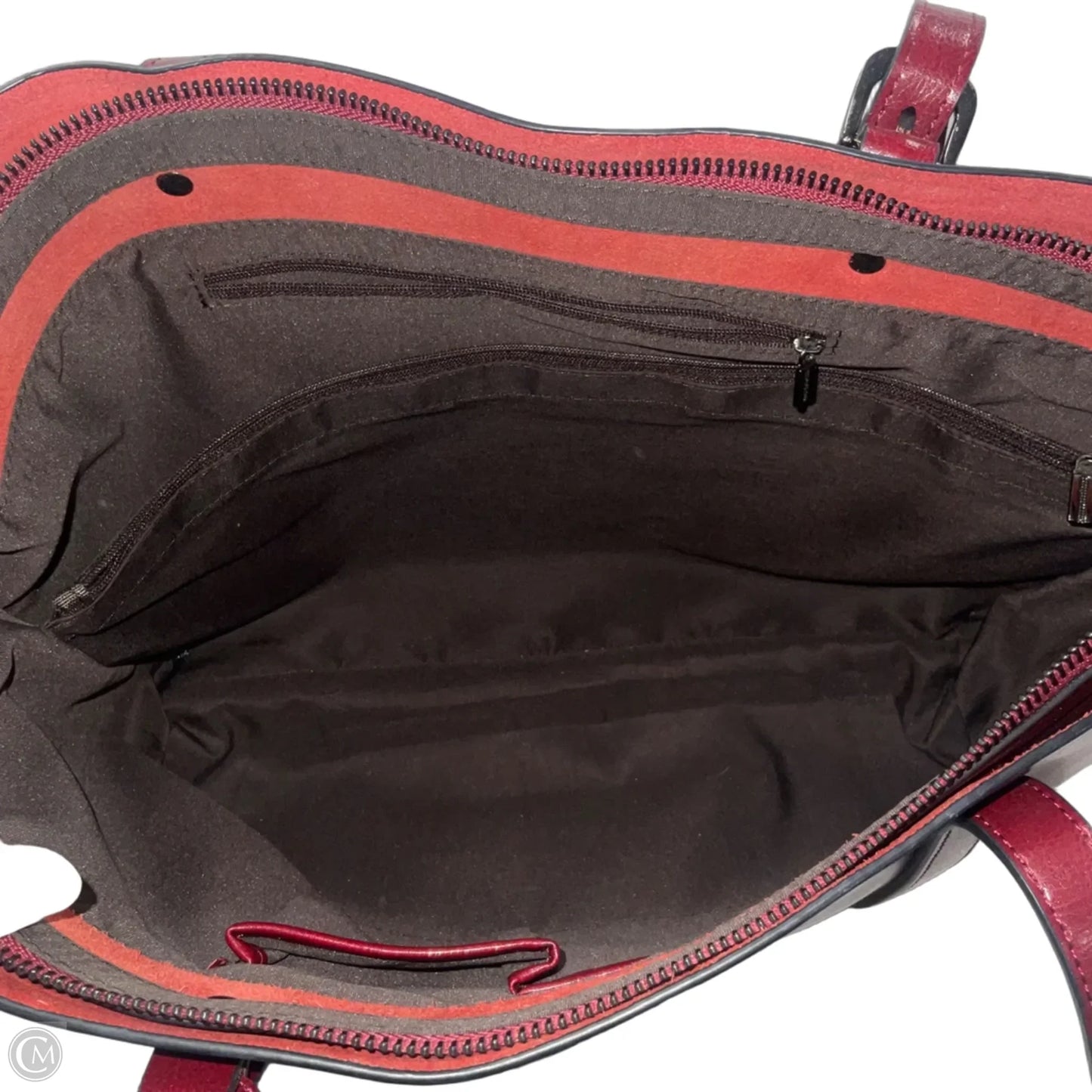 Handbag Leather By Clothes Mentor, Size: Large
