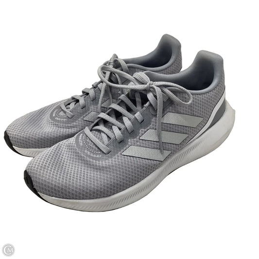 Shoes Athletic By Adidas In Grey, Size: 10