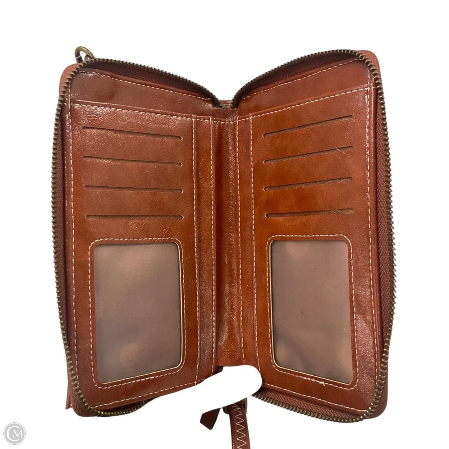 Crossbody Leather By Clothes Mentor, Size: Medium