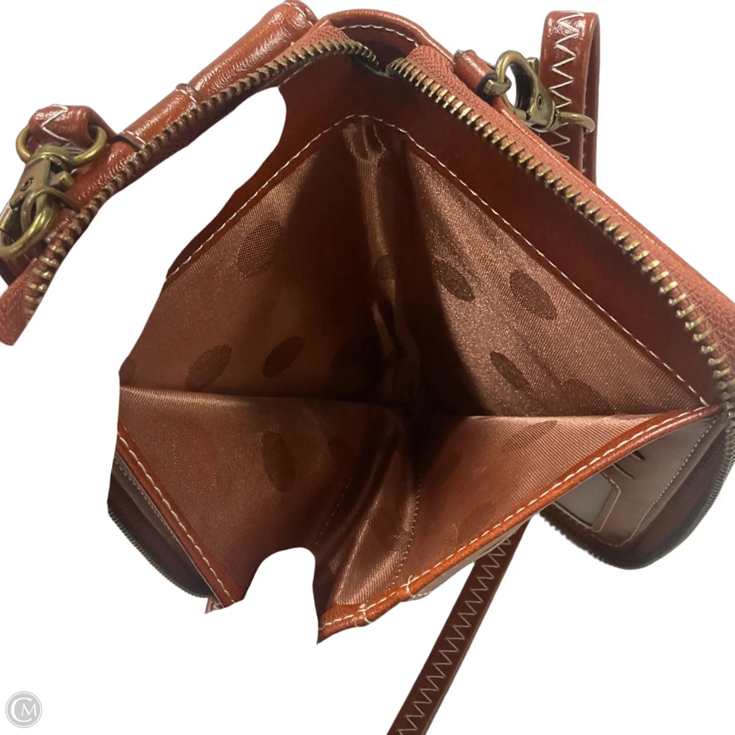 Crossbody Leather By Clothes Mentor, Size: Medium