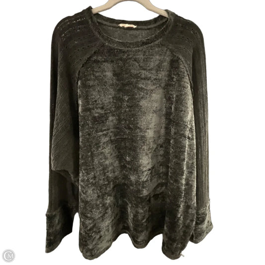 Top Long Sleeve By Easel In Black, Size: 1x