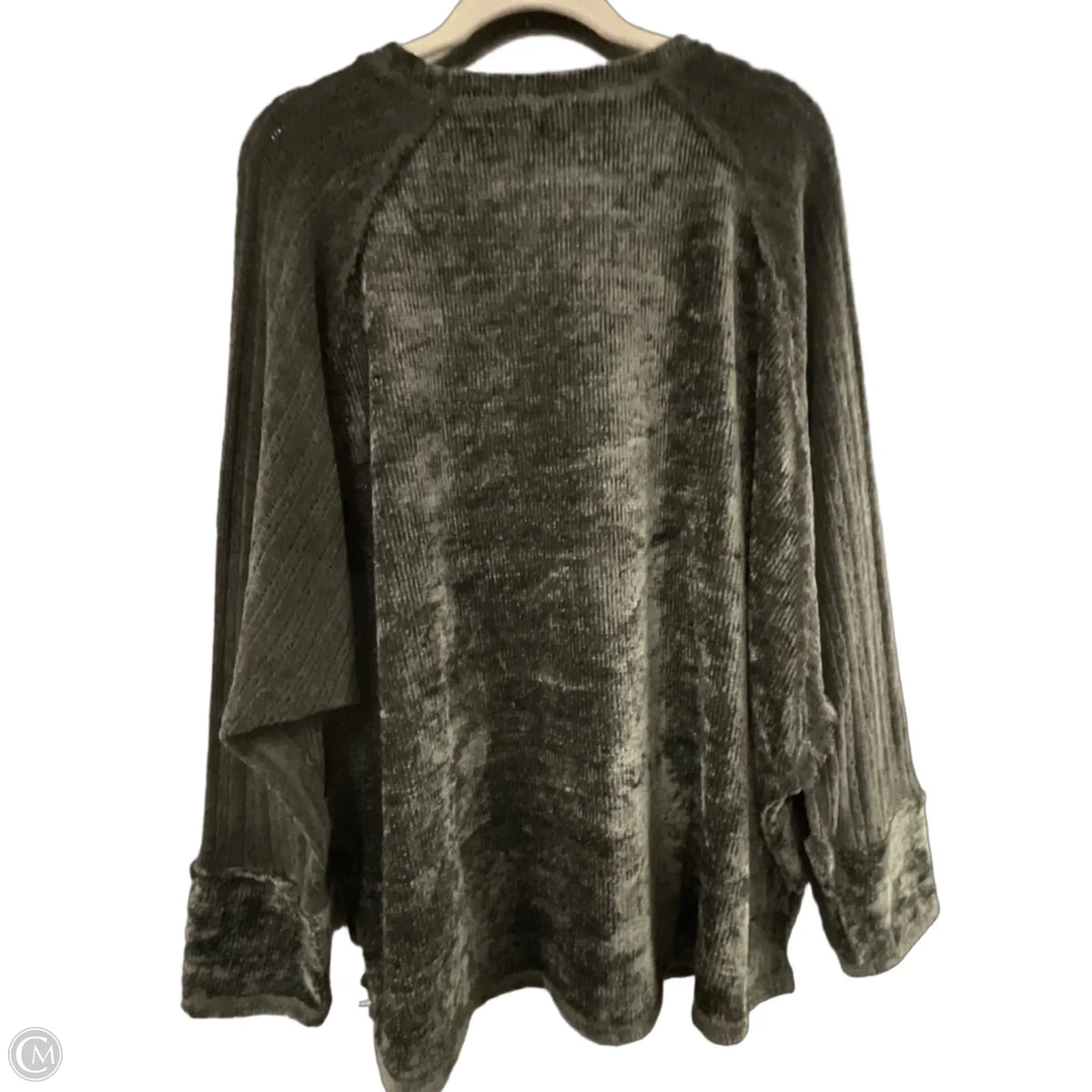 Top Long Sleeve By Easel In Black, Size: 1x