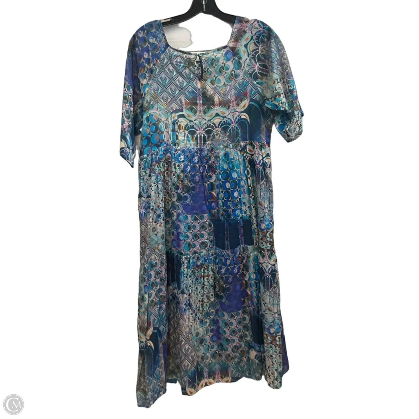 Dress Maxi By Johnny Was In Blue, Size: Xs