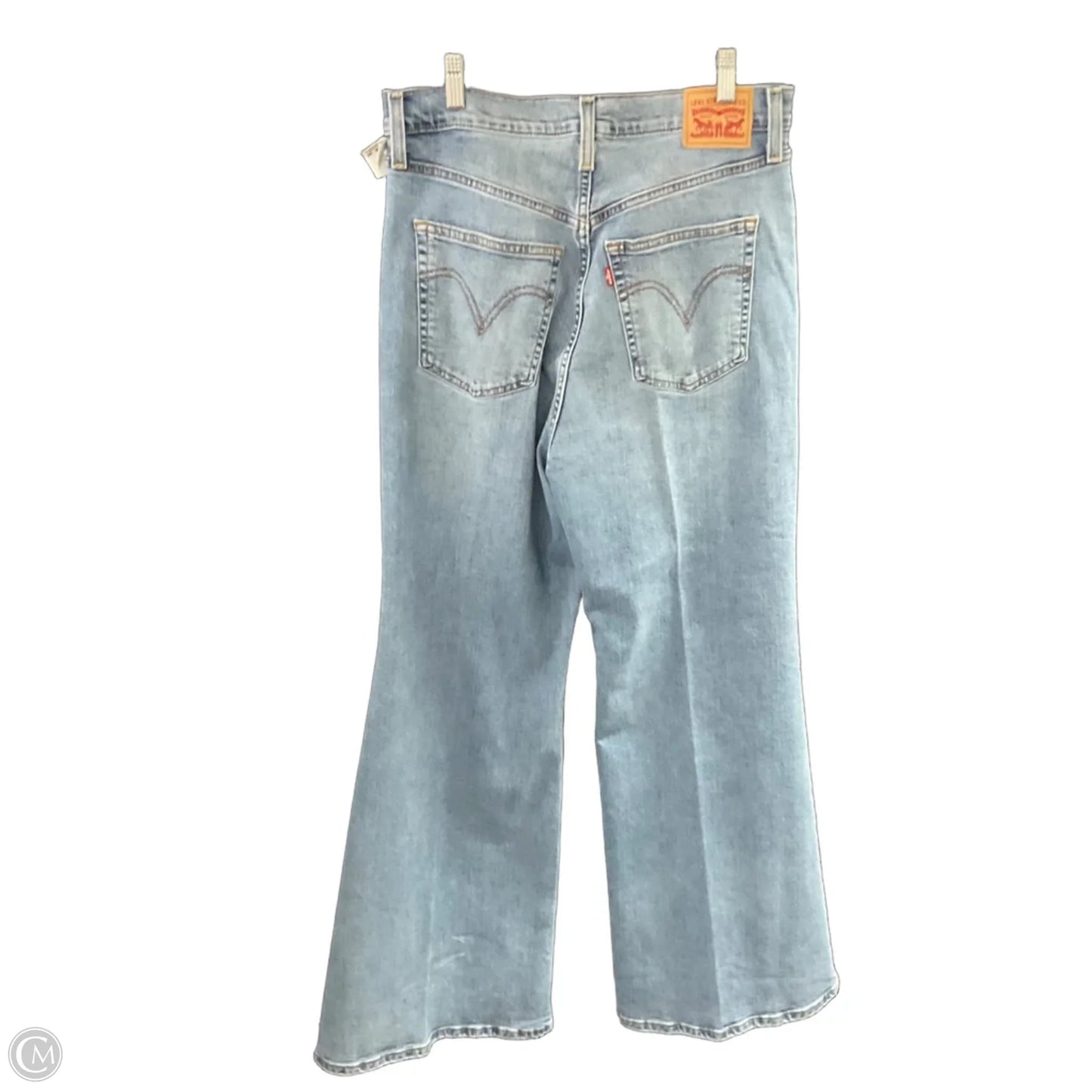 Jeans Straight By Levi’s  In Blue Denim, Size: 14