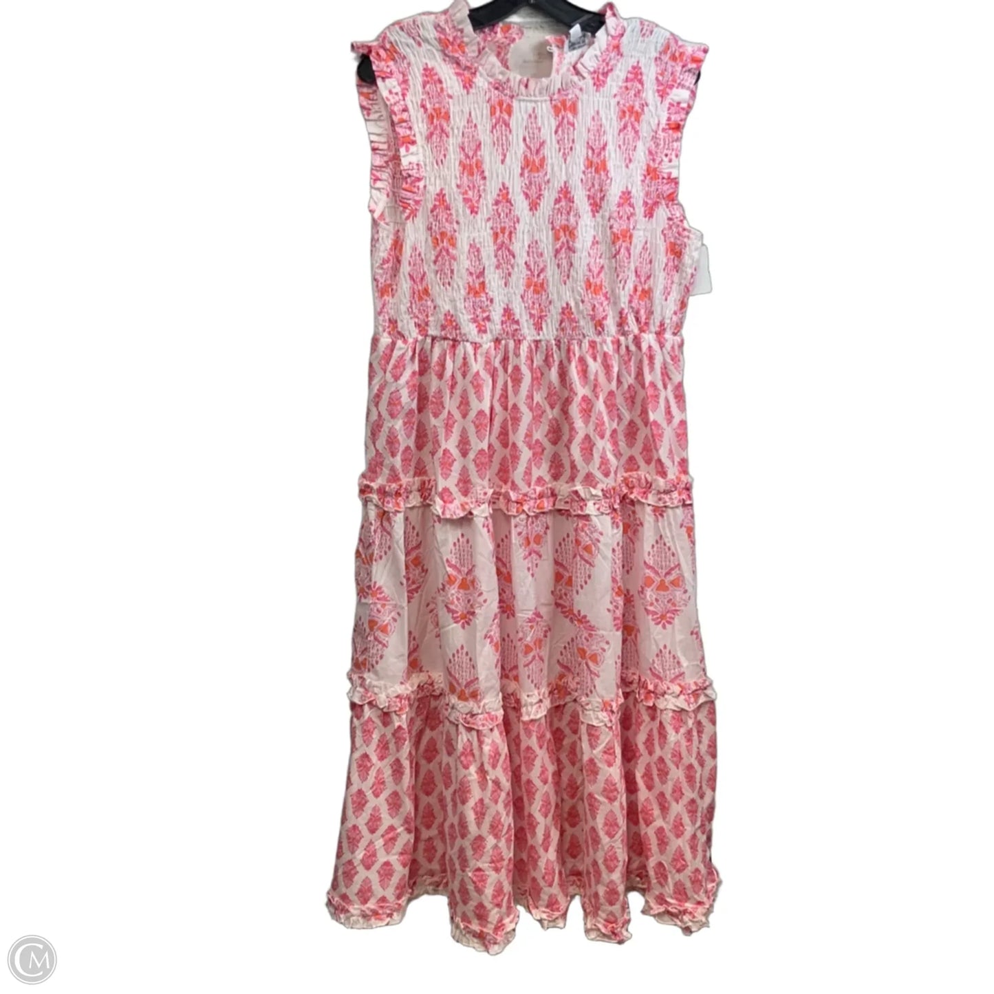 Dress Casual Maxi By Mudpie In Pink, Size: L