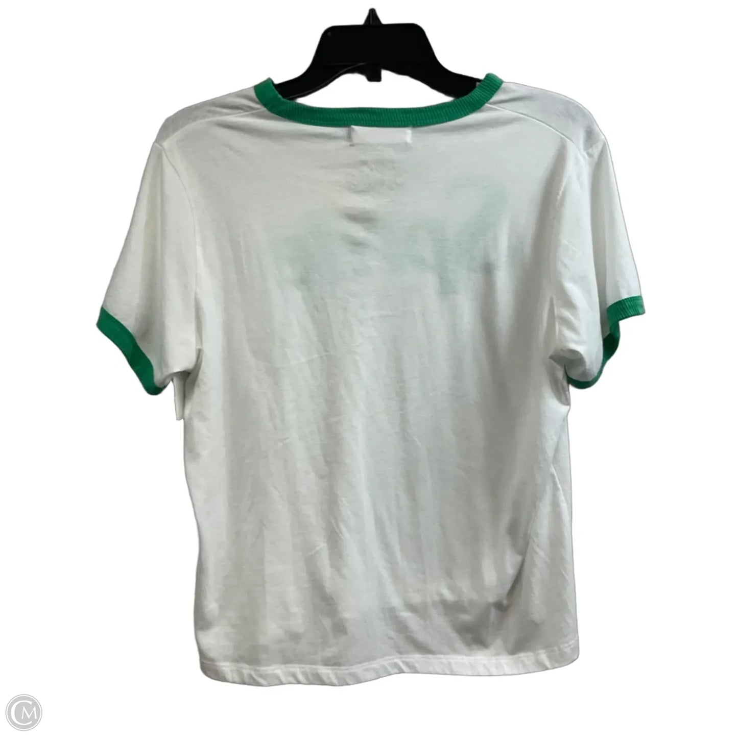 Top Short Sleeve Basic By LAUNDRY ROOM In Green, Size: L