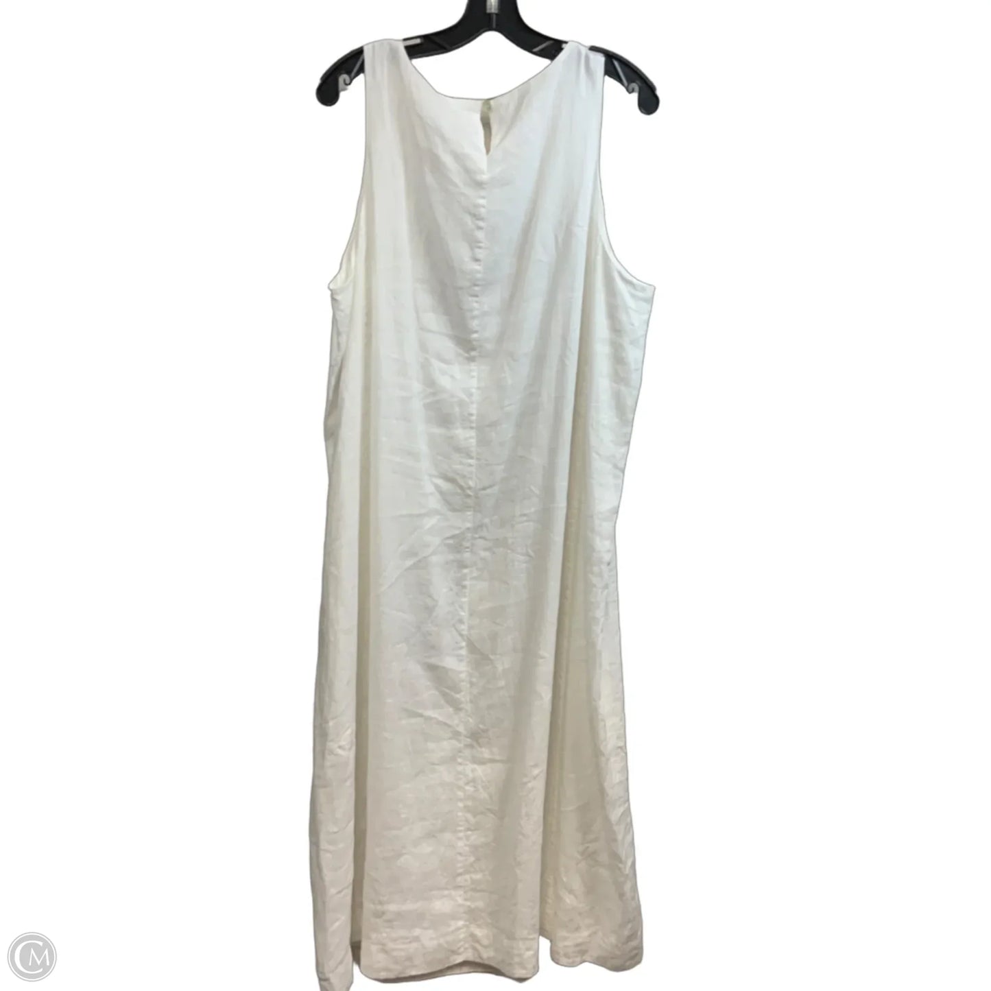 Dress Casual Maxi By Eileen Fisher In White, Size: Xl