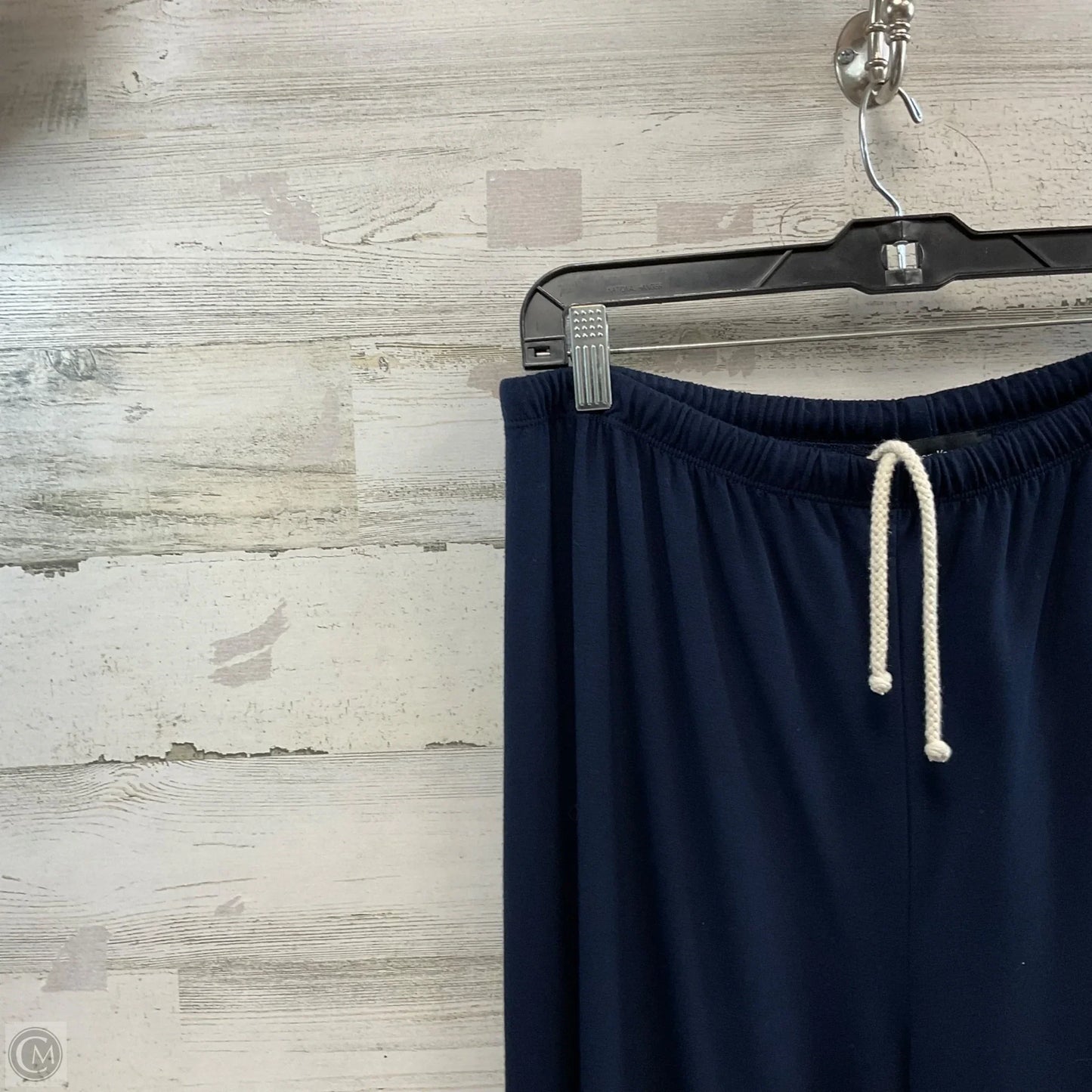 Pants Wide Leg By Karen Kane In Navy, Size: L