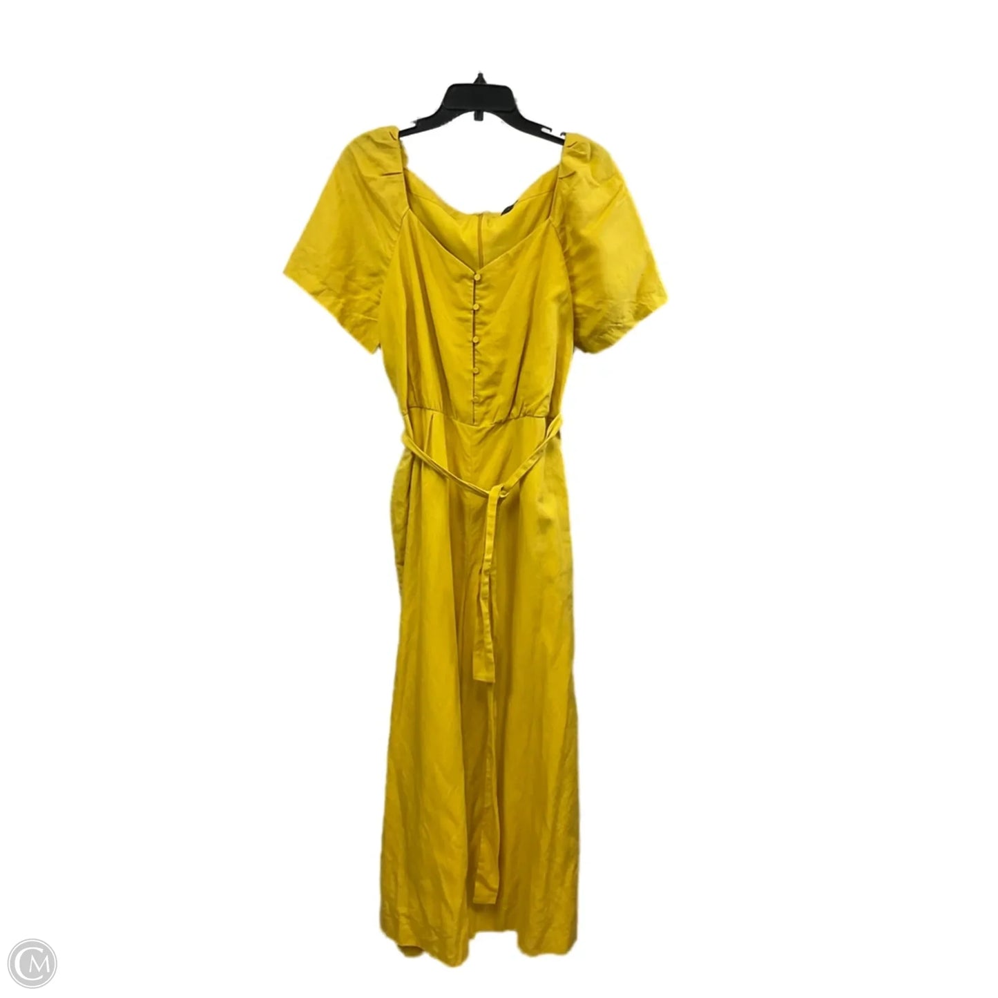Jumpsuit By Ann Taylor In Yellow, Size: L