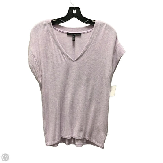 Top Short Sleeve By White House Black Market In Purple, Size: S