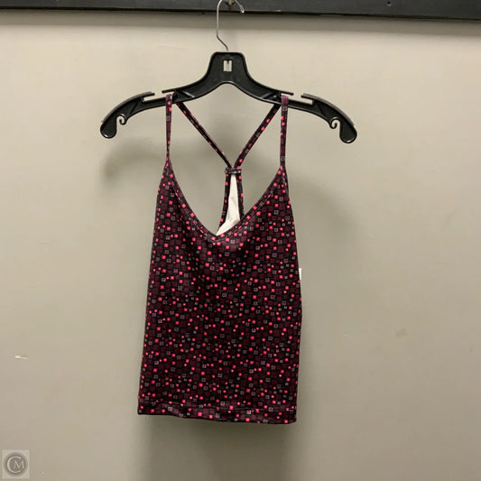 Athletic Bra By Nike Apparel In Black & Red, Size: L