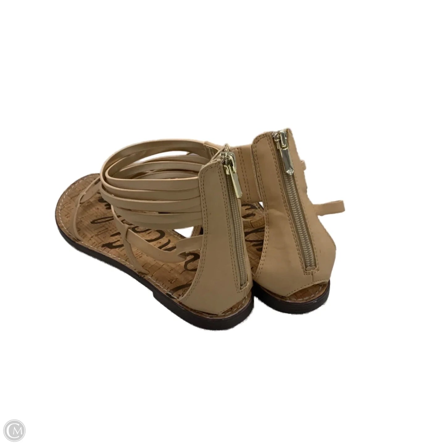 Sandals Flats By Sam Edelman In Beige, Size: 9.5