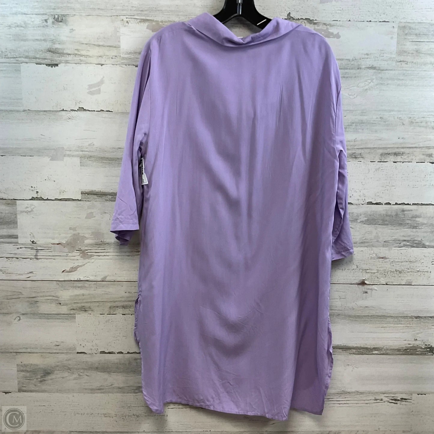 Tunic 3/4 Sleeve By EKOUAER In Purple, Size: M