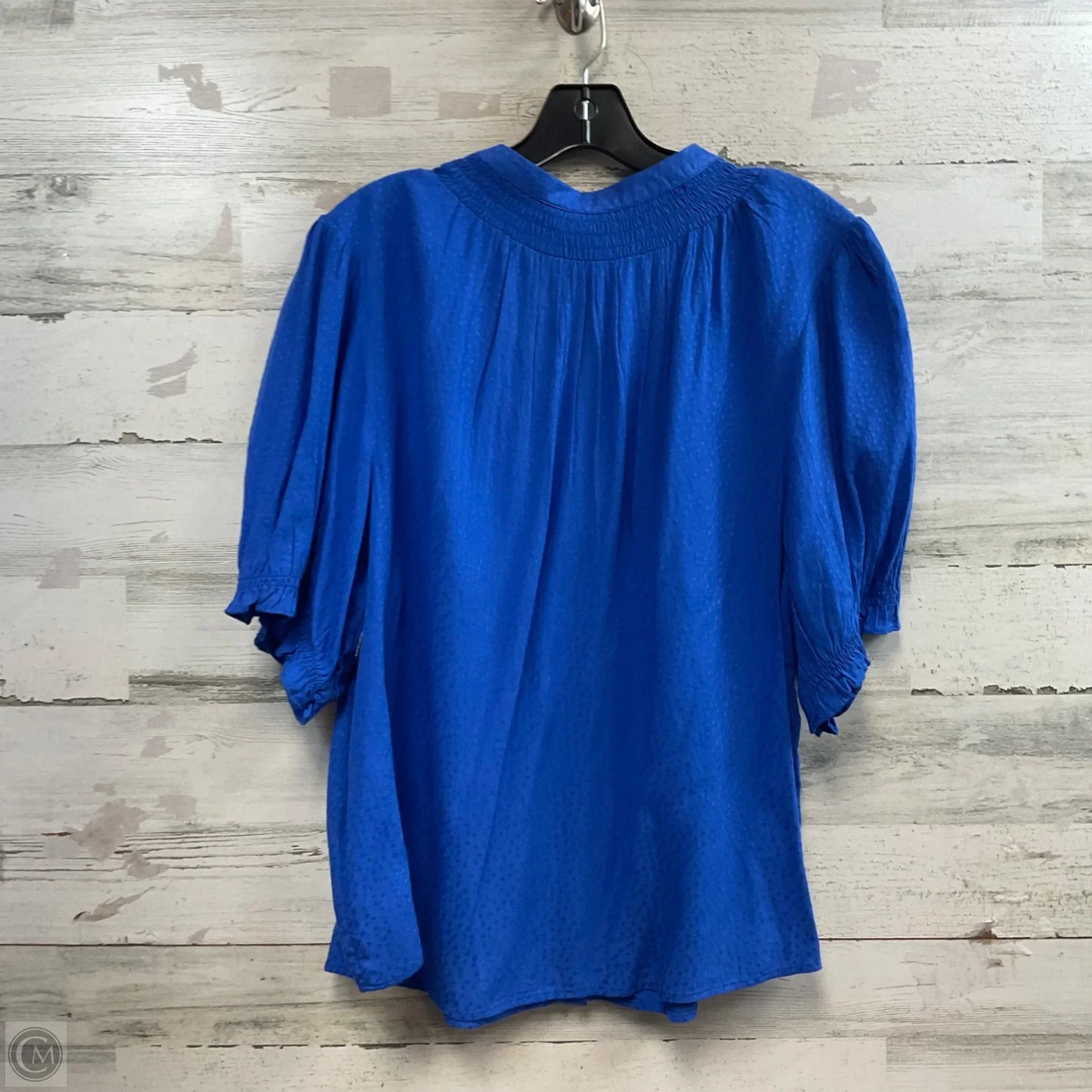 Top Short Sleeve By Banana Republic In Purple, Size: Xxl