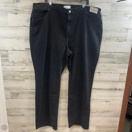Jeans Boyfriend By Abercrombie And Fitch In Black Denim, Size: 22
