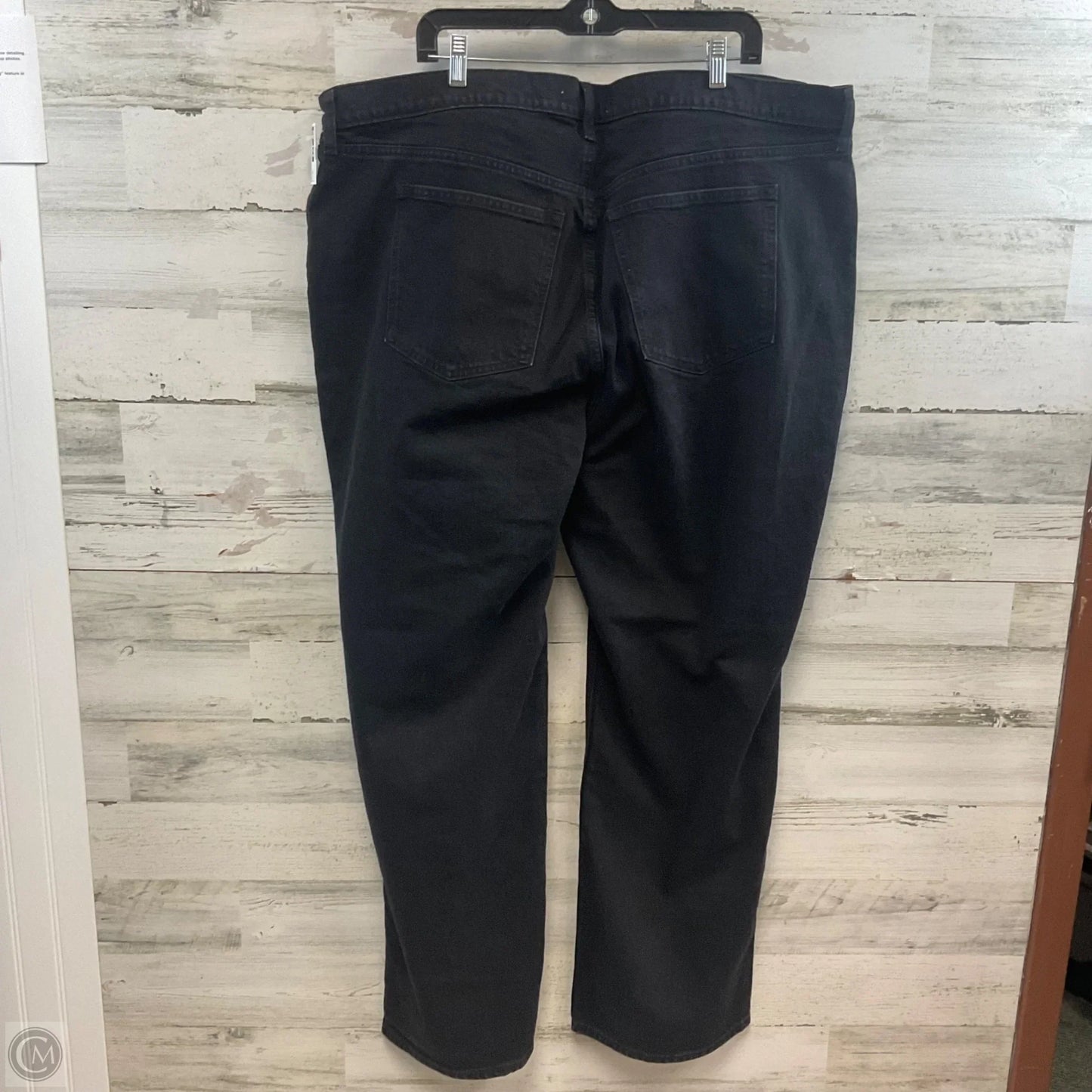 Jeans Boyfriend By Abercrombie And Fitch In Black Denim, Size: 22