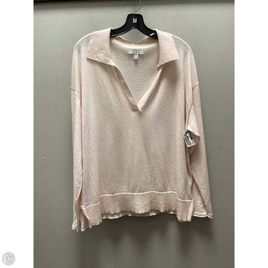 Sweater By Banana Republic In Pink, Size: Xxl