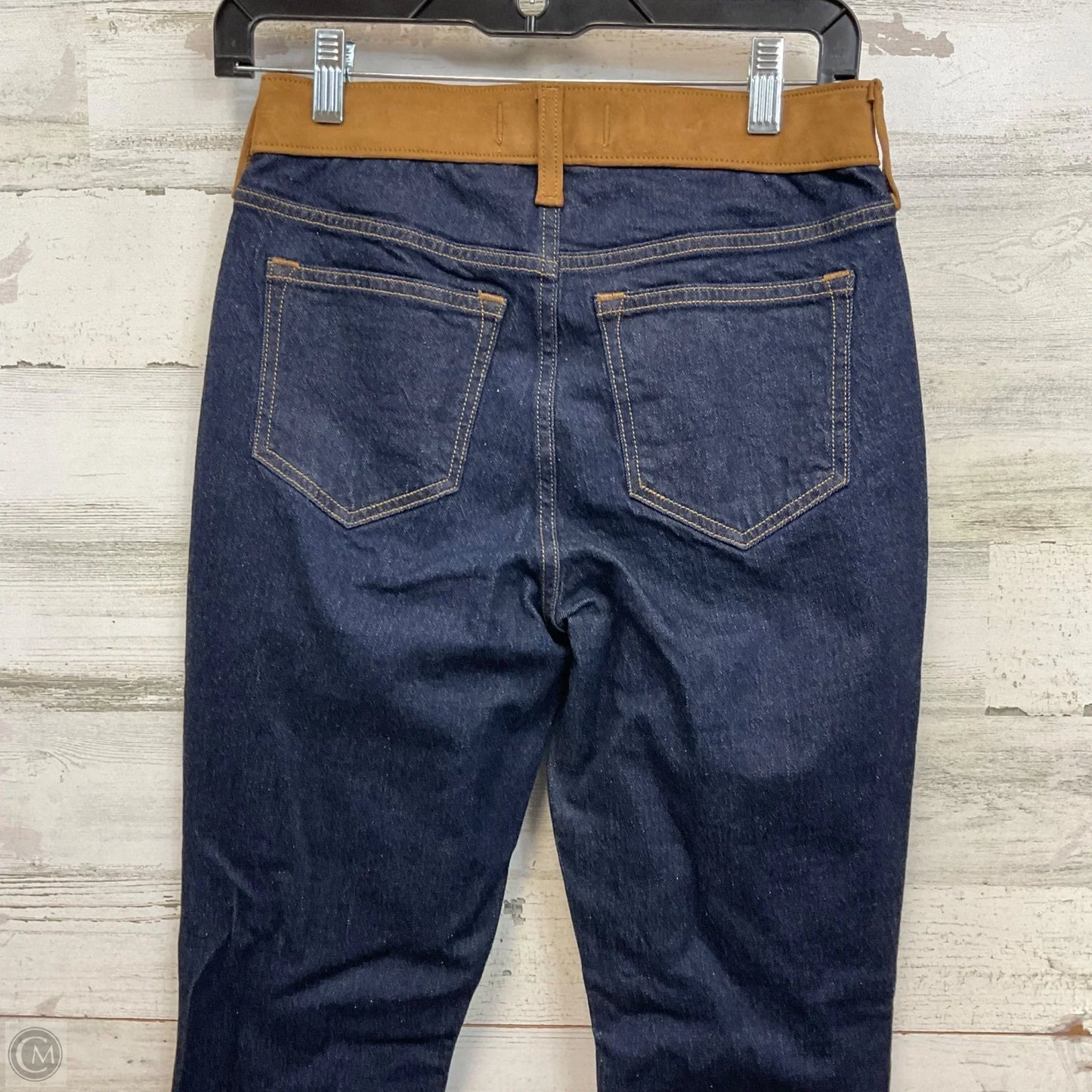 Jeans Boot Cut By Abercrombie And Fitch In Blue Denim, Size: 0