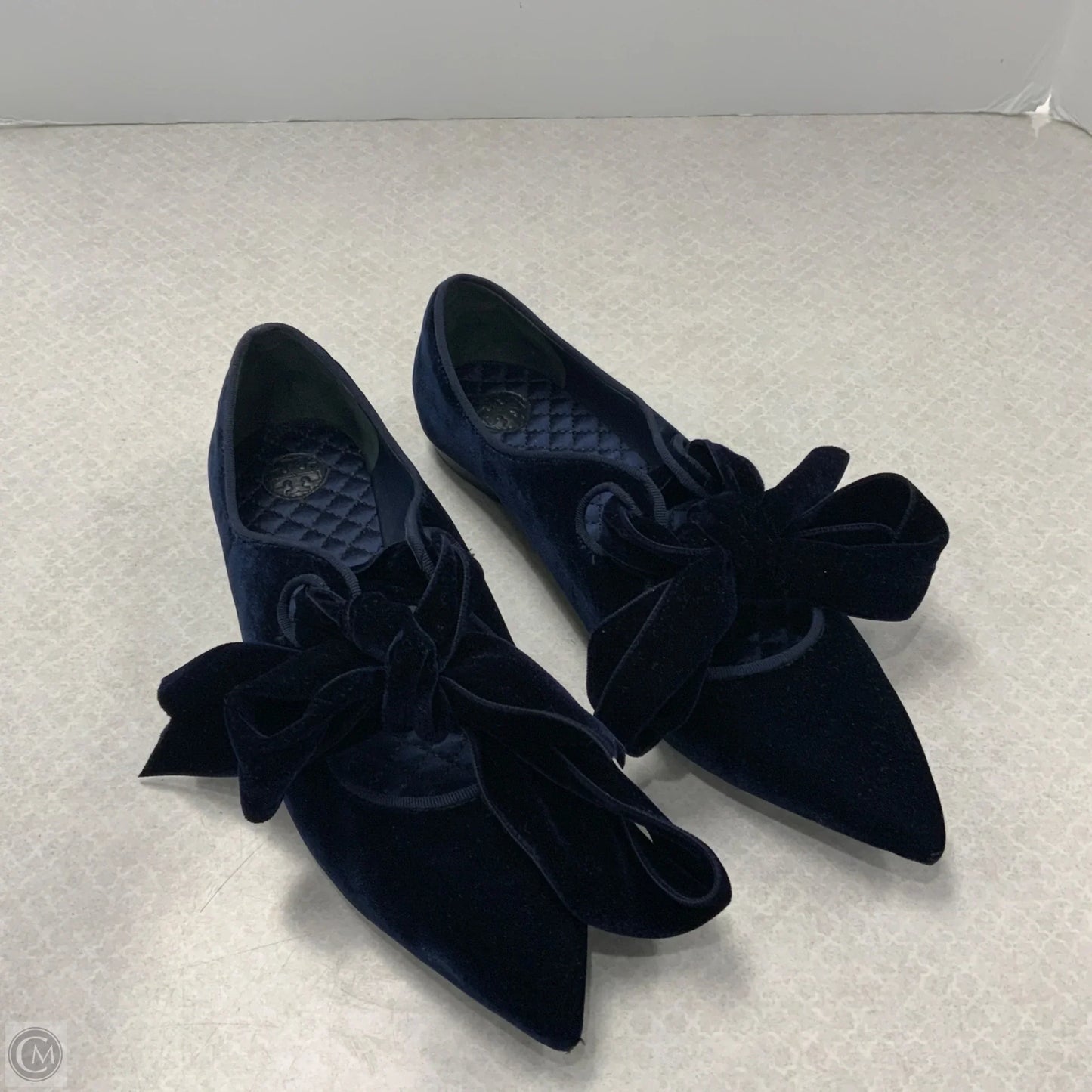 Shoes Designer By Tory Burch In Blue, Size: 8.5