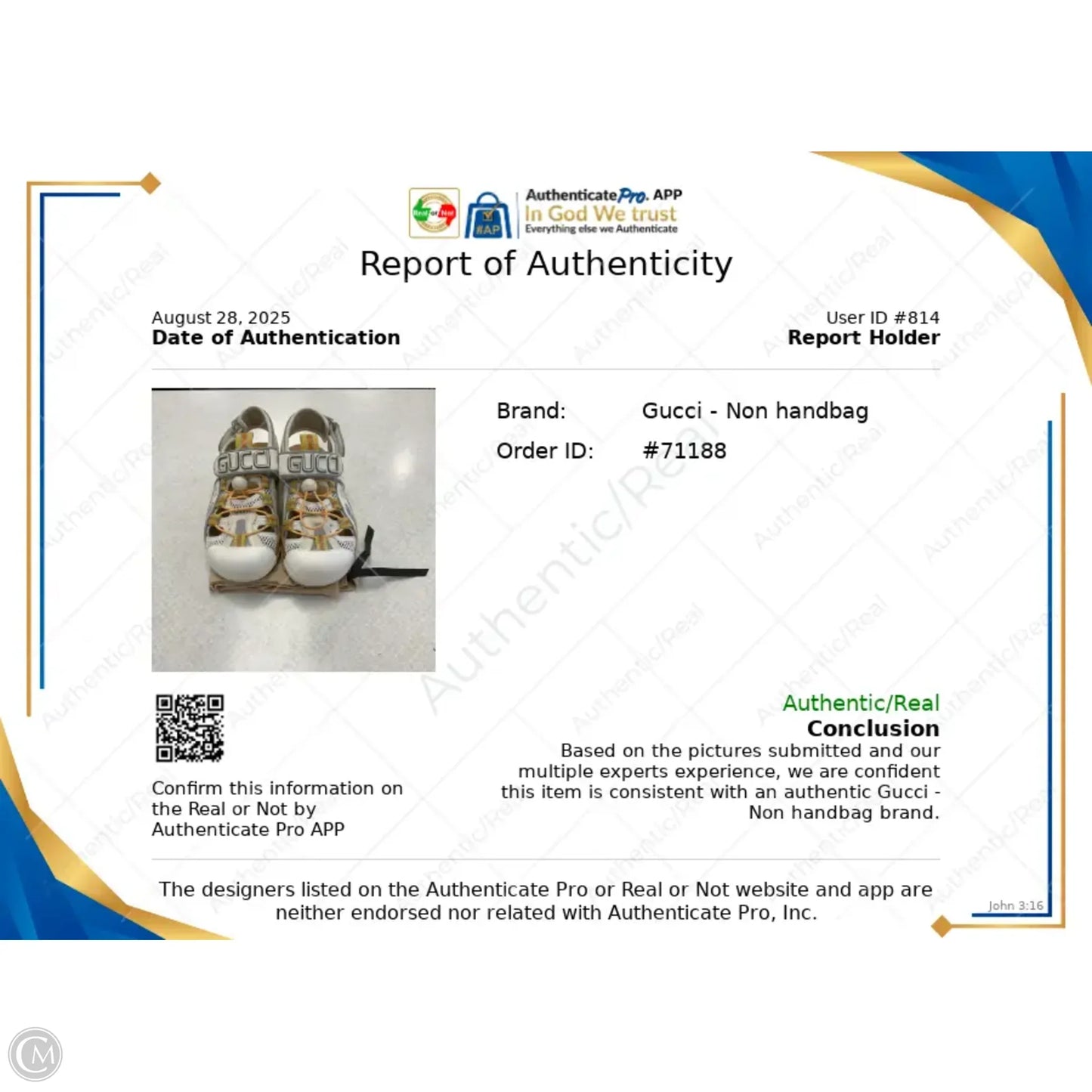 Shoes Luxury Designer By Gucci In White, Size: 6