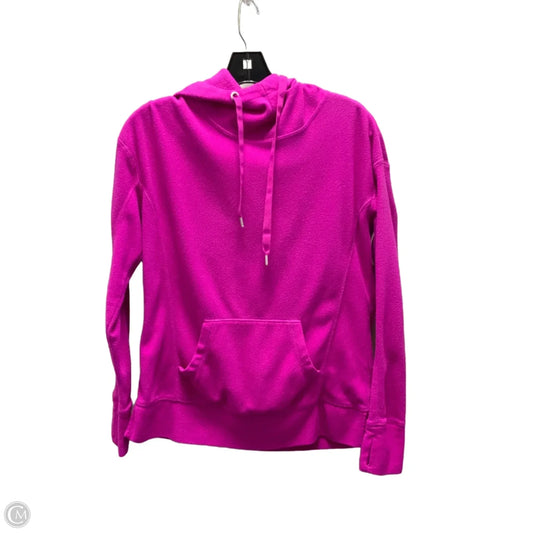 Athletic Top Long Sleeve Hoodie By Tek Gear In Pink, Size: S