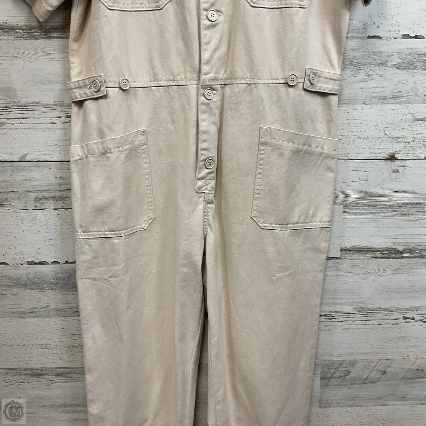 Jumpsuit By Things Between In Cream, Size: M