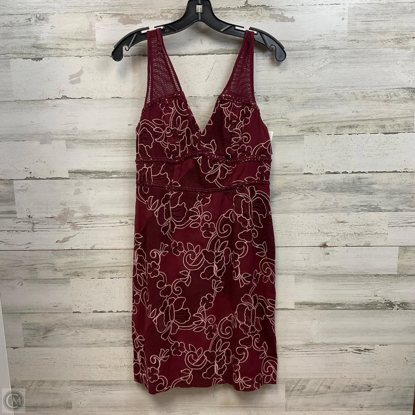Dress Casual Short By Moulinette Soeurs In Maroon, Size: S