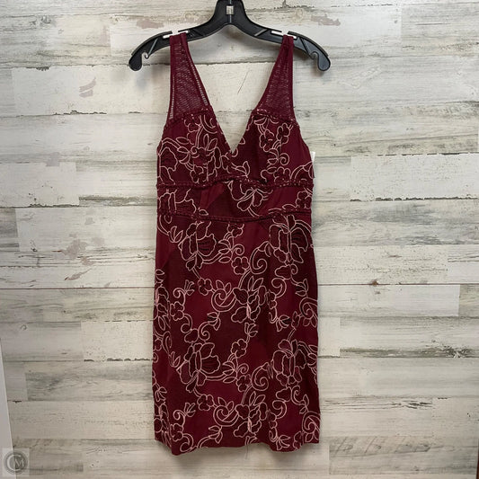 Dress Casual Short By Moulinette Soeurs In Maroon, Size: S