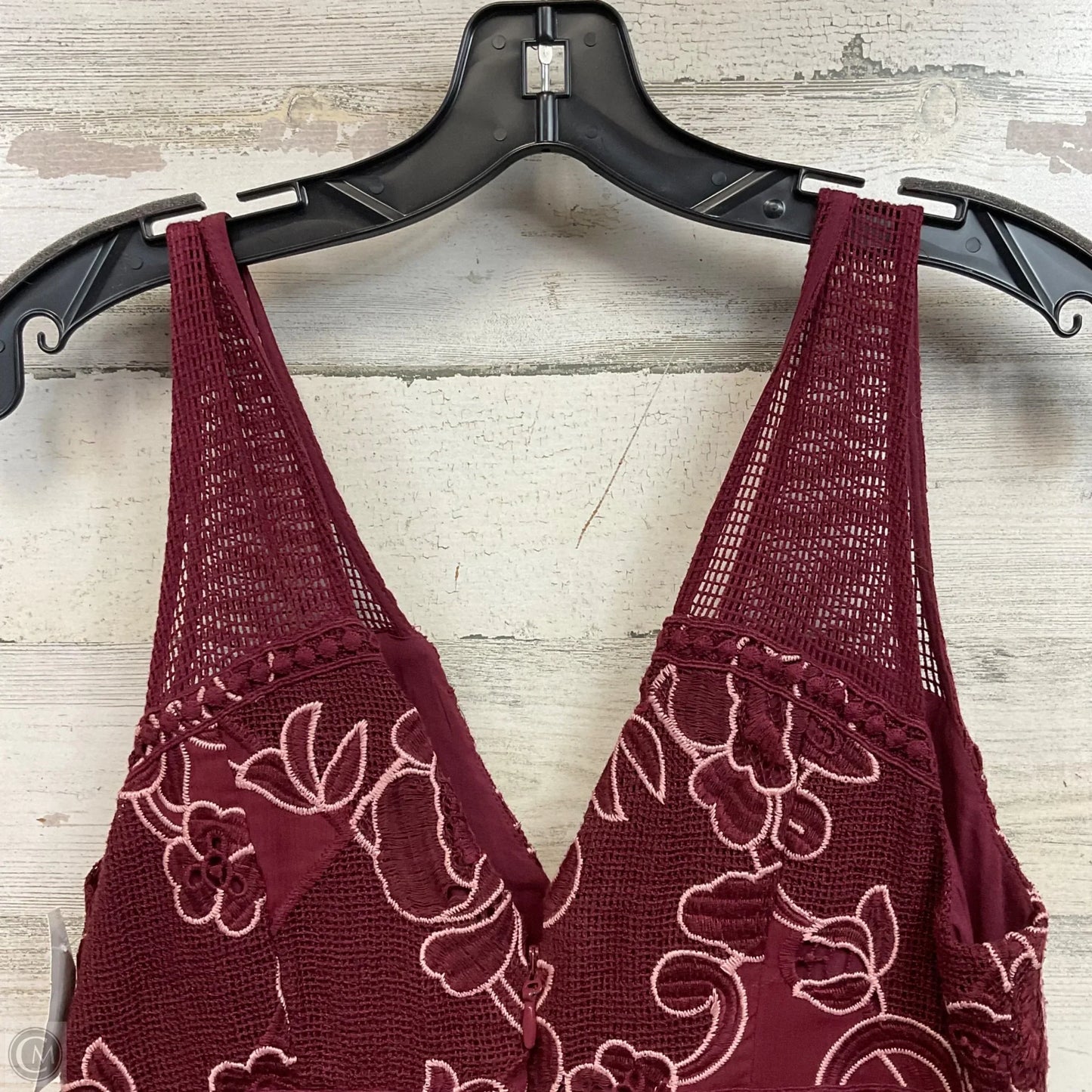 Dress Casual Short By Moulinette Soeurs In Maroon, Size: S