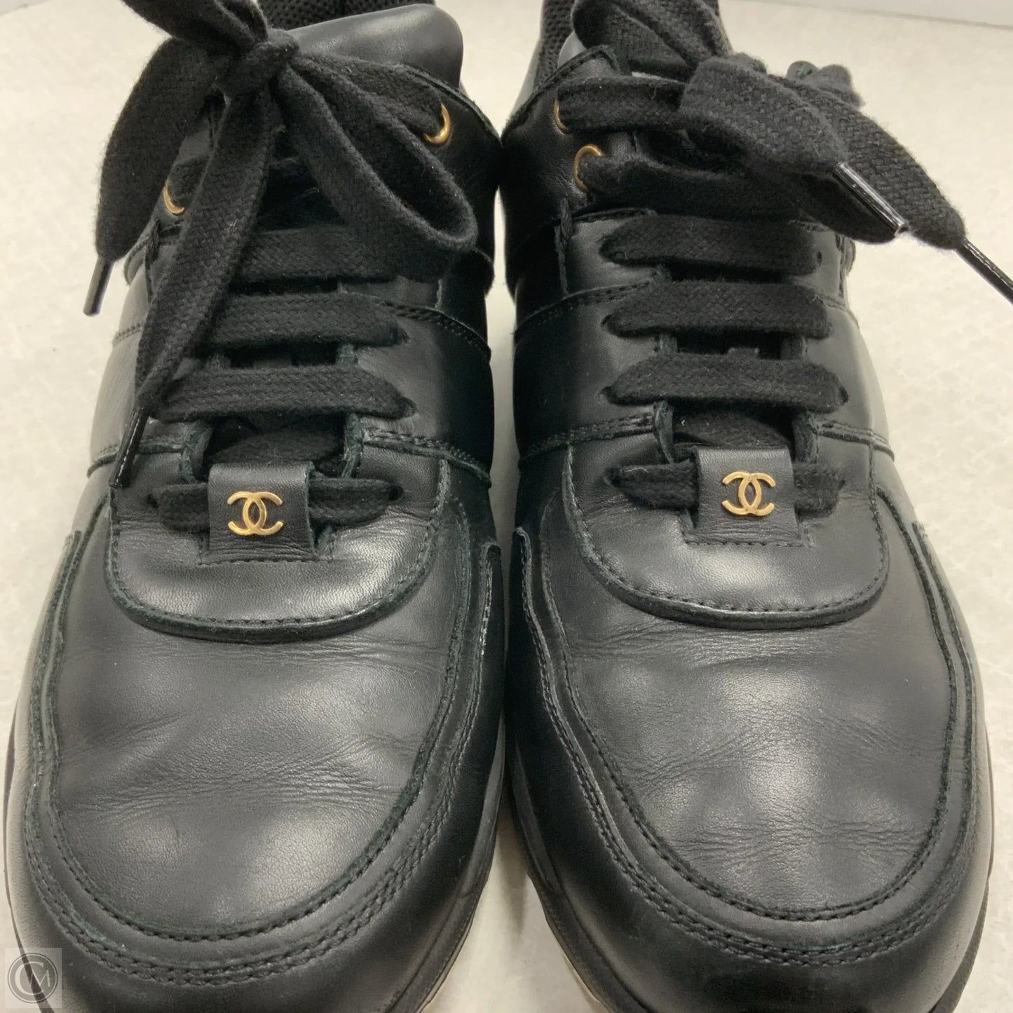 Shoes Luxury Designer By Chanel In Black, Size: 10