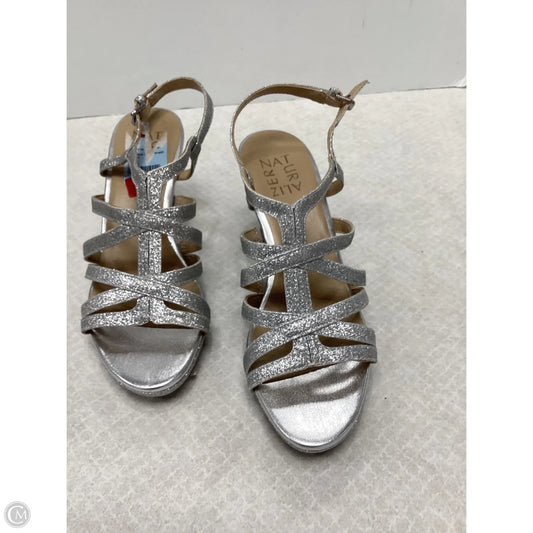 Shoes Heels Kitten By Naturalizer In Silver, Size: 6