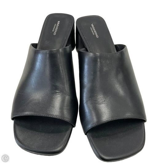 Sandals Heels Block By vagabond  In Black, Size: 9