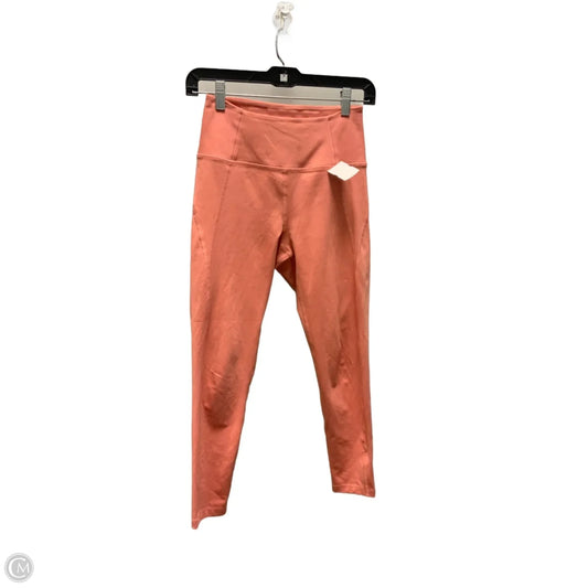Athletic Leggings By Girlfriend Collective In Peach, Size: S