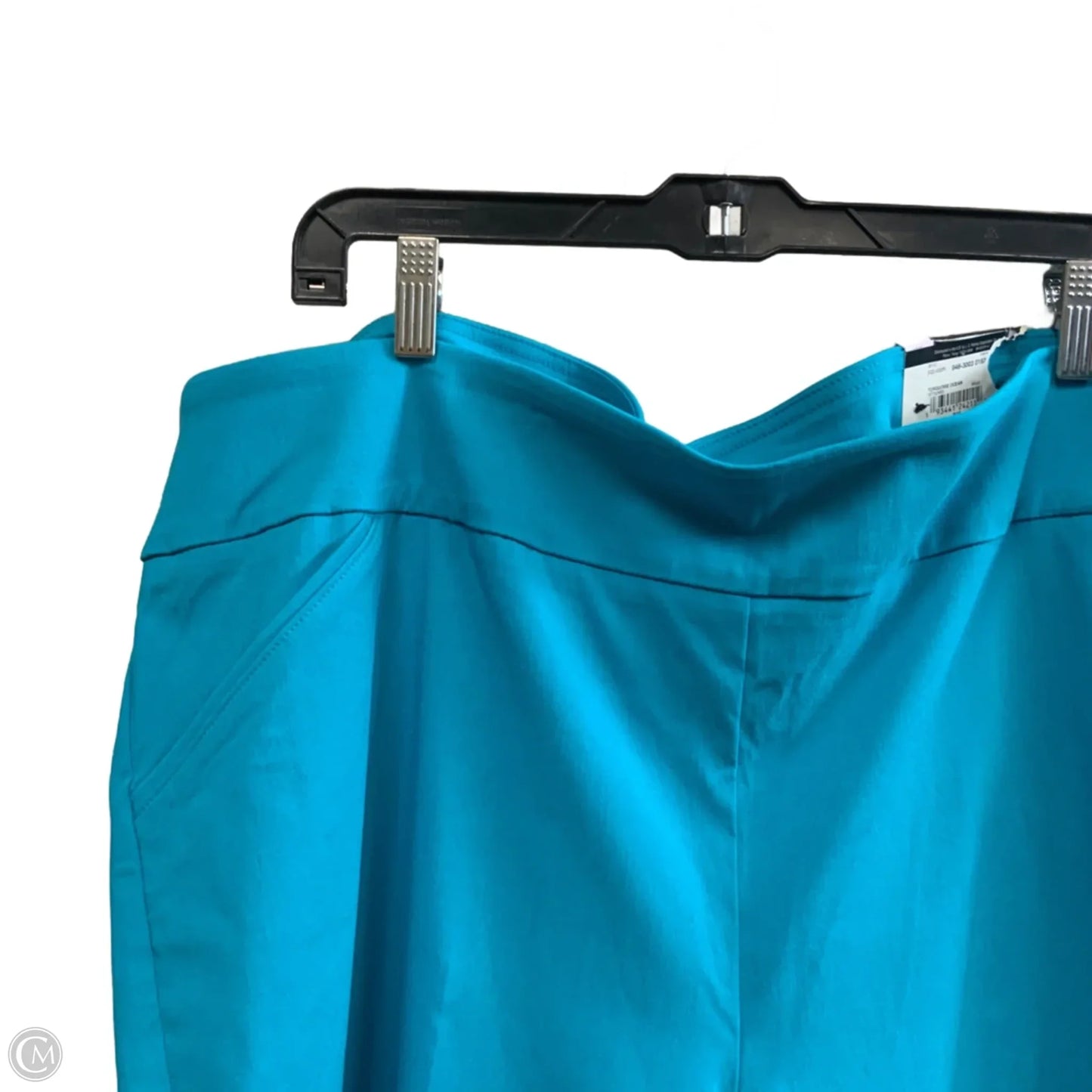 Pants Cropped By Worthington In Blue, Size: 3x