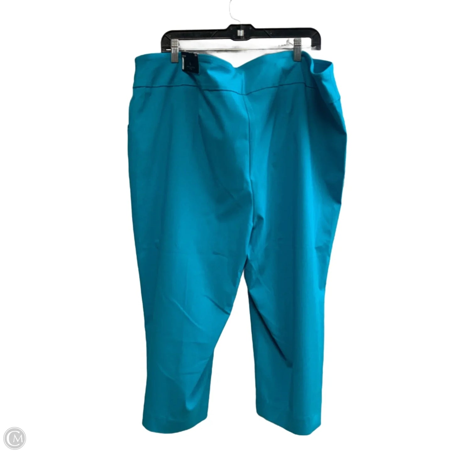Pants Cropped By Worthington In Blue, Size: 3x