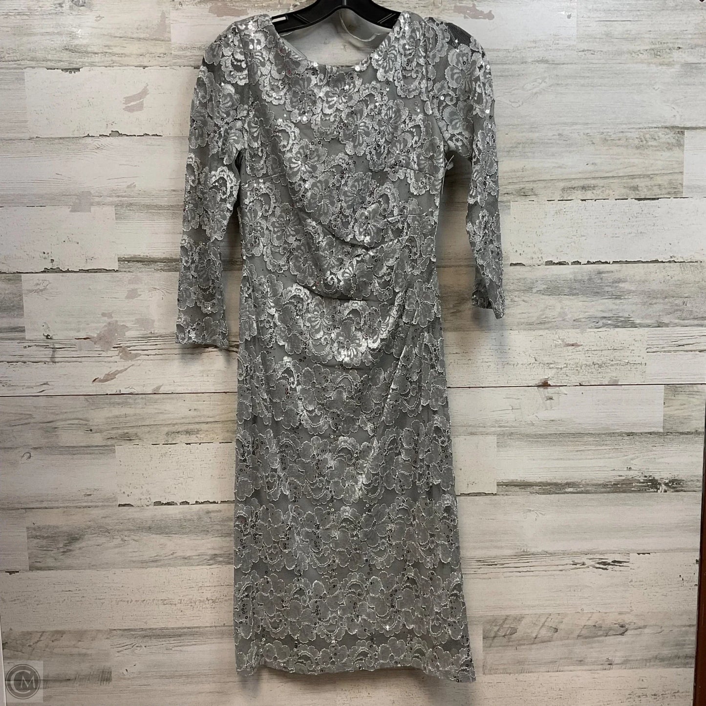 Dress Party Short By Eliza J In Silver, Size: S