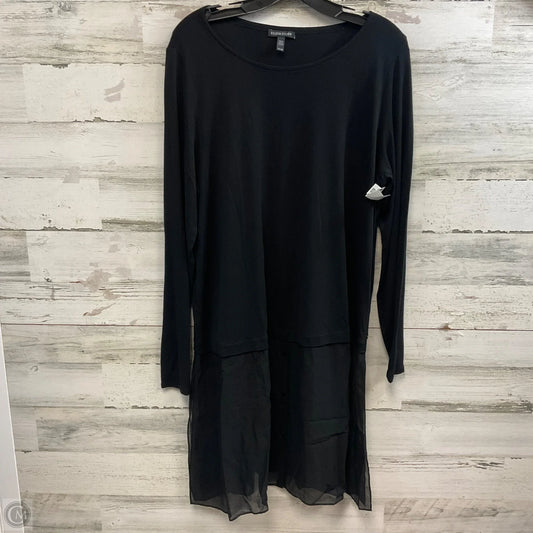 Tunic Long Sleeve By Eileen Fisher In Black, Size: Xl