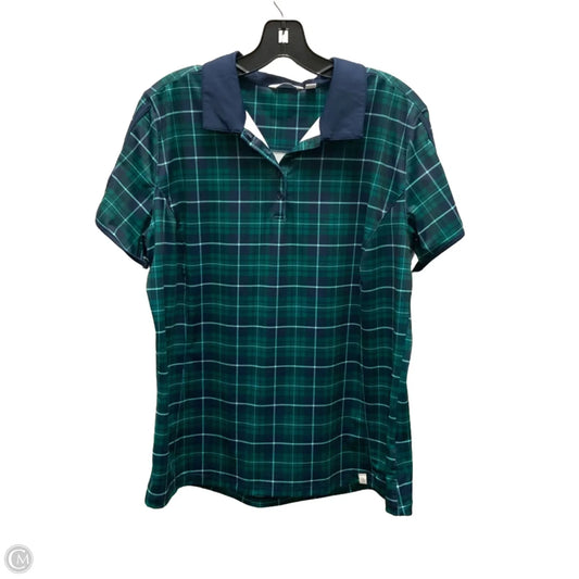 Athletic Top Short Sleeve By Lady Hagen In Green, Size: Xl