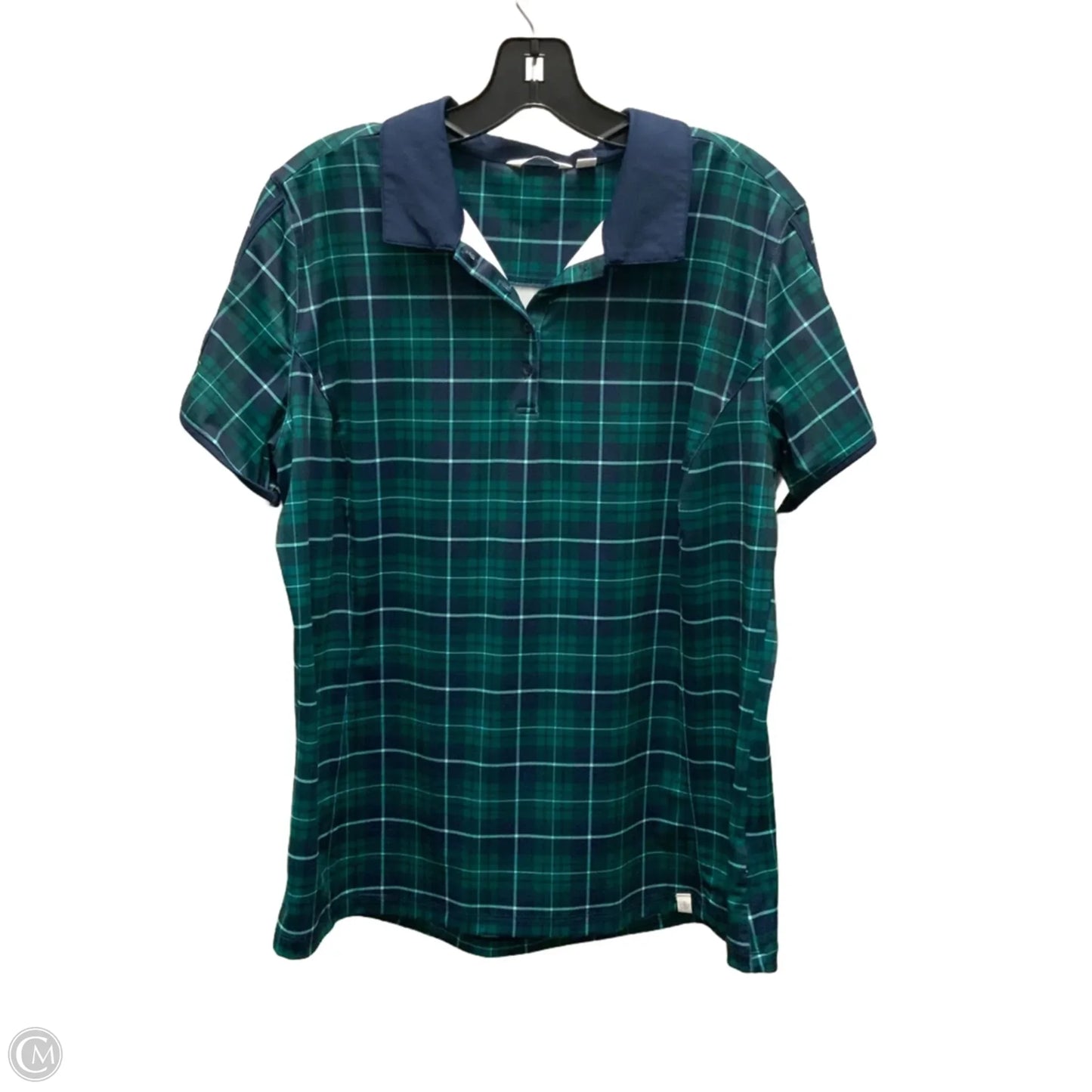 Athletic Top Short Sleeve By Lady Hagen In Green, Size: Xl