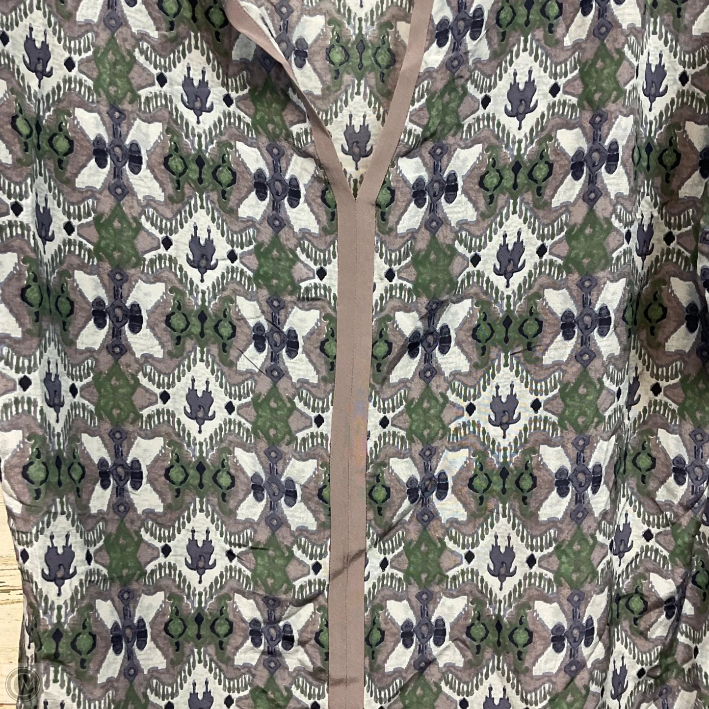 Blouse Designer By Tory Burch In Blue, Size: 12