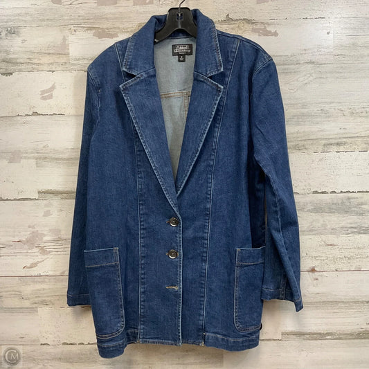 Blazer By Abbott Elementary In Blue Denim, Size: M