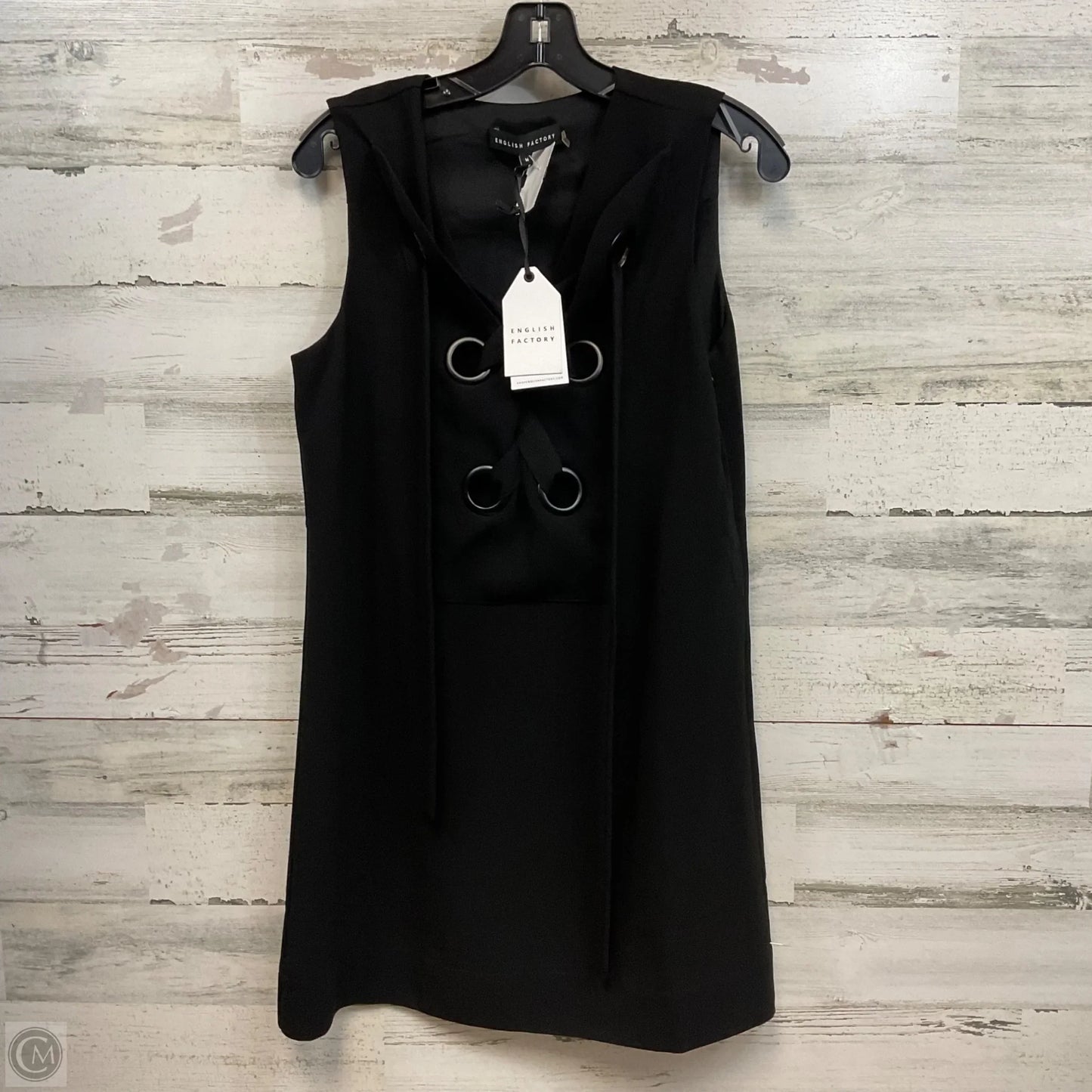 Dress Work By English Factory In Black, Size: M