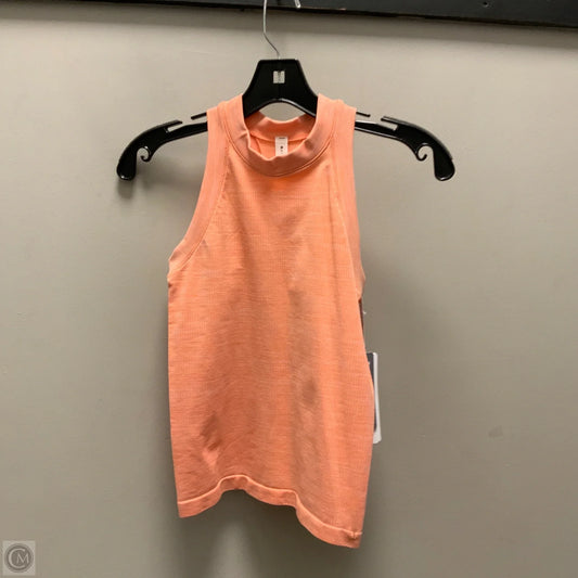 Athletic Tank Top By Athleta In Peach, Size: Xs