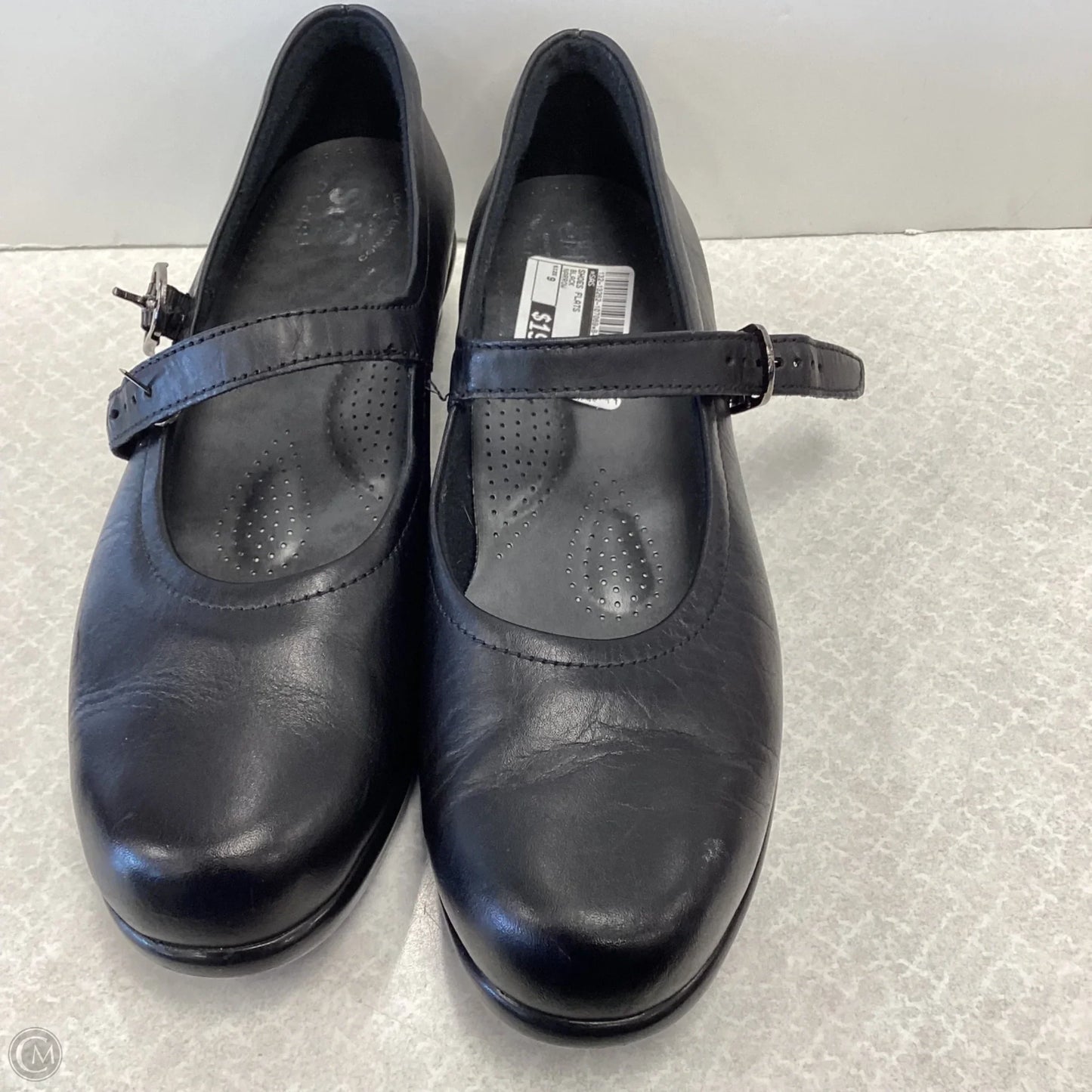 Shoes Flats By Sas In Black, Size: 9