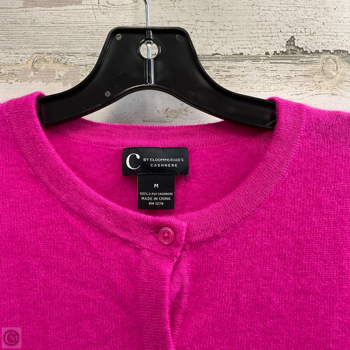 Sweater Cardigan Cashmere By Bloomingdales In Pink, Size: M