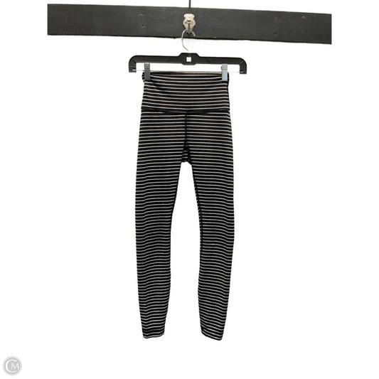 Athletic Leggings By Lululemon In Black & White, Size: Xs