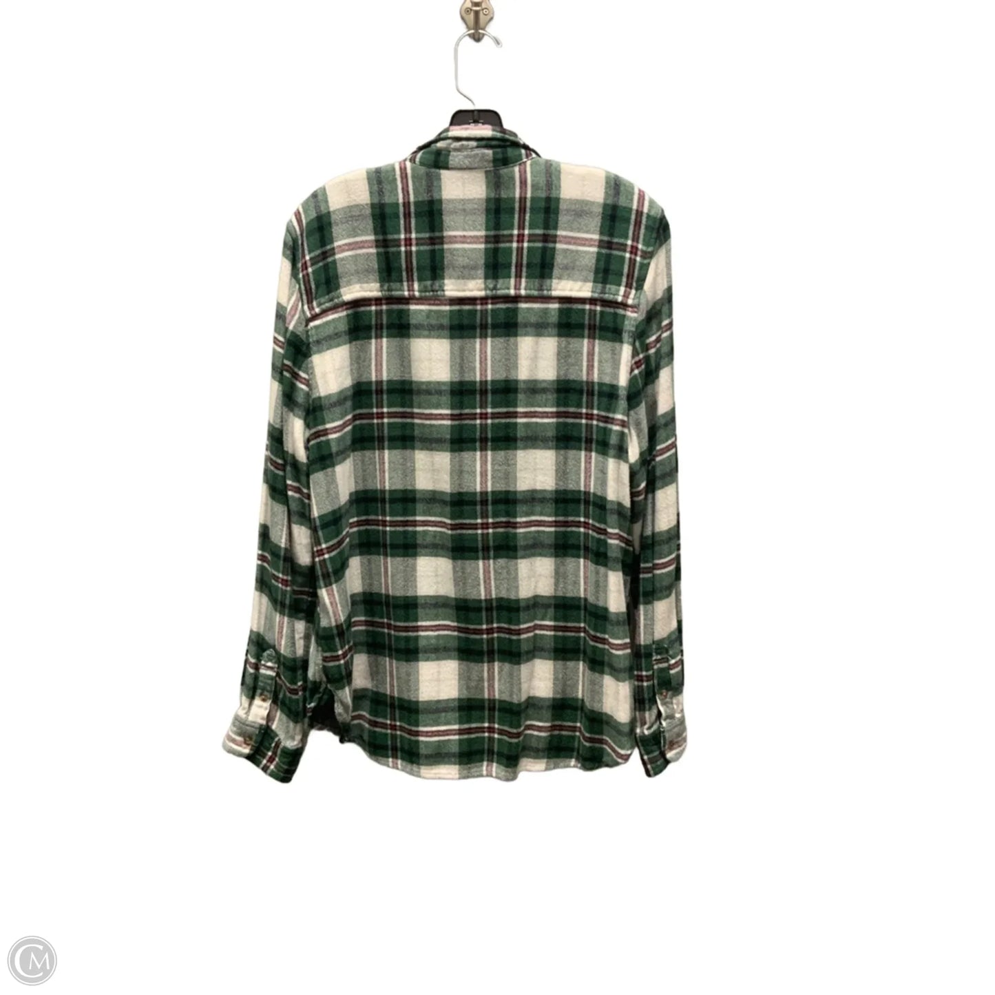 Top Long Sleeve By American Eagle In Green, Size: Xl